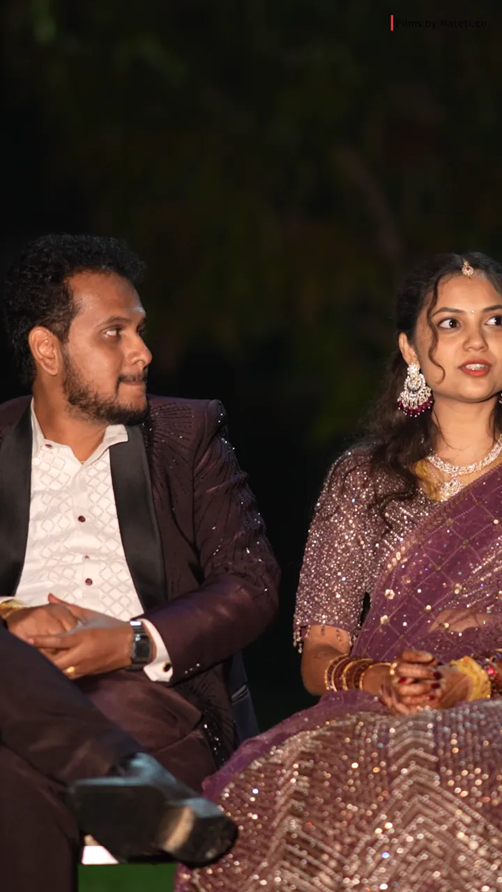Geethika sharing her wedding experience